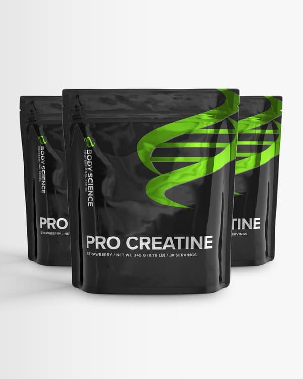 3 st Pro Creatine från Body Science – kosttillskott