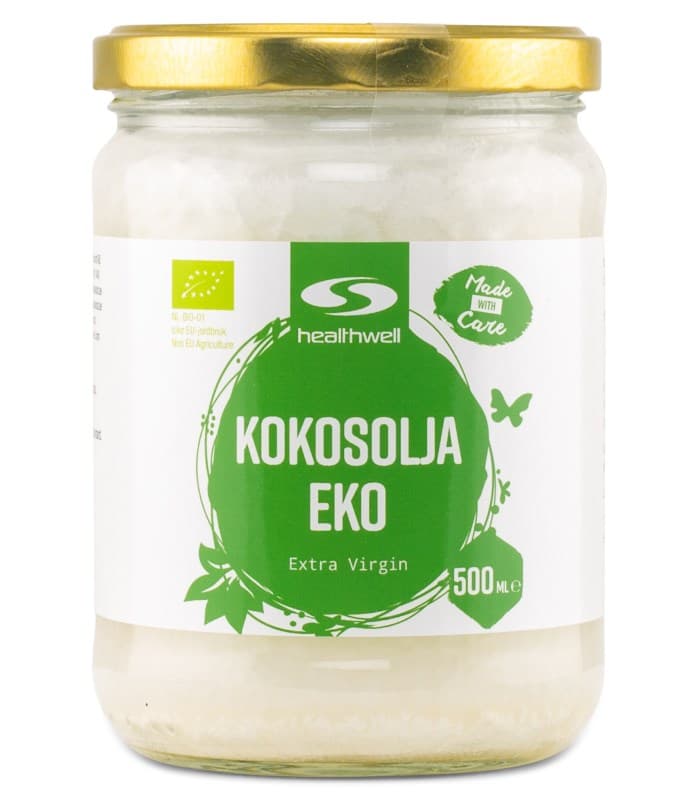 Healthwell Kokosolja Extra Virgin EKO från Healthwell – kosttillskott