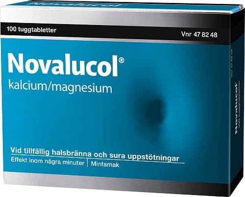 Novalucol, tuggtablett 100 st från Novalucol – tabletter