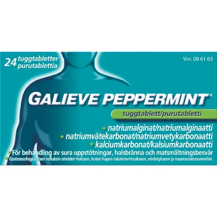 Galieve Peppermint, Tuggtablett 24 st från Galieve – tabletter