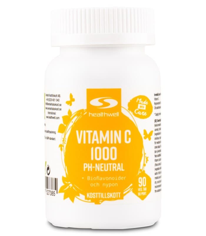 Healthwell Vitamin C 1000 pH-Neutral från Healthwell – tabletter
