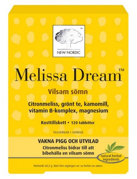 New Nordic Melissa Dream 120 tabletter från New Nordic – tabletter