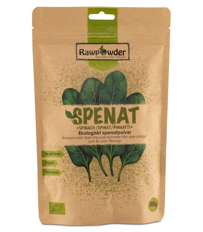 RawPowder Spenatpulver från RawPowder – pulver