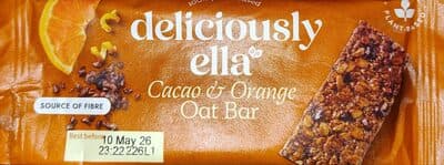 Cacao and orange oat bar från Deliciously Ella – bar