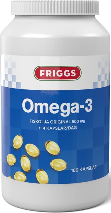 Friggs Omega-3 500 mg 160 kapslar från Friggs – kapslar