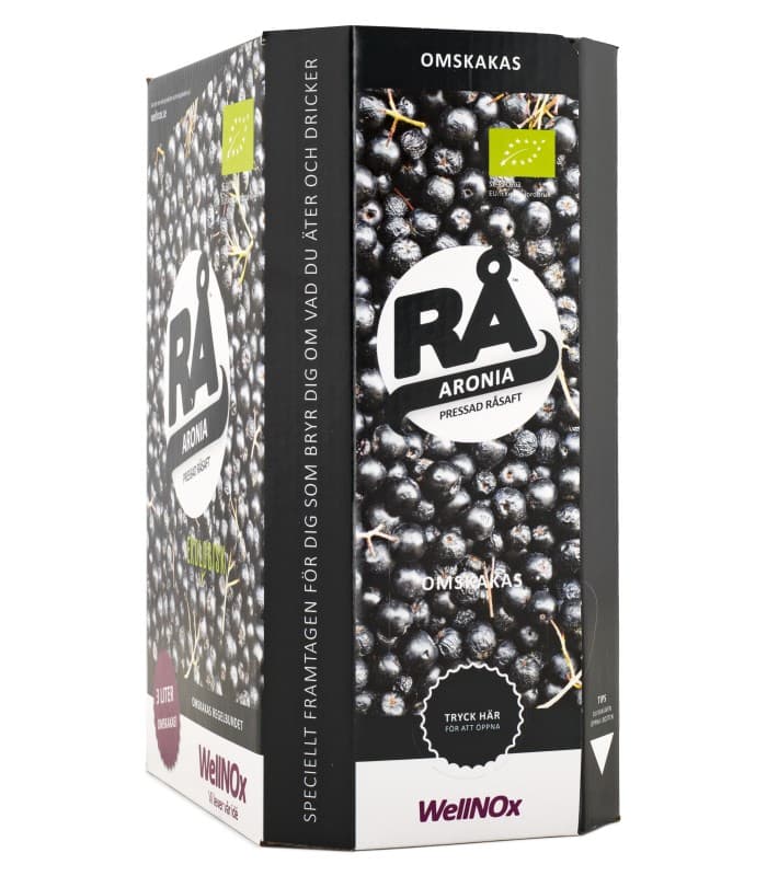 RÅ Aronia Bag-in-Box från RÅ WellNOx – bar