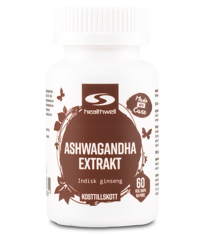 Healthwell Ashwagandha Extrakt från Healthwell – kapslar