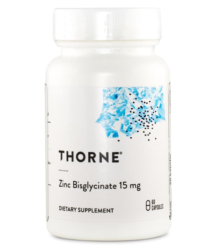 Thorne Zinc Bisglycinate 15 mg från Thorne – kosttillskott