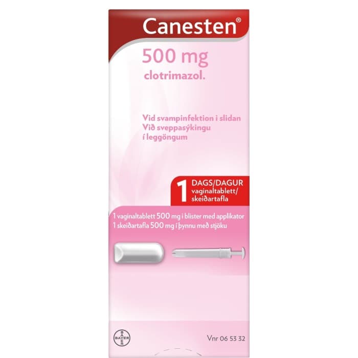 Canesten, vaginaltablett 500 mg 1 st från Canesten – tabletter