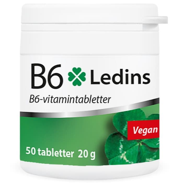 Ledins B6 Vitamin 25mg, 50 tabletter från Ledins – tabletter