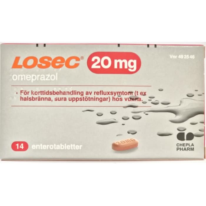 Losec enterotablett 20 mg 14 st från Losec – tabletter