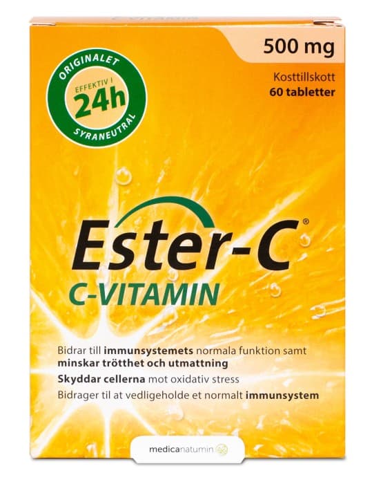 Ester-C 500 mg 60 tabletter från Ester-C – tabletter