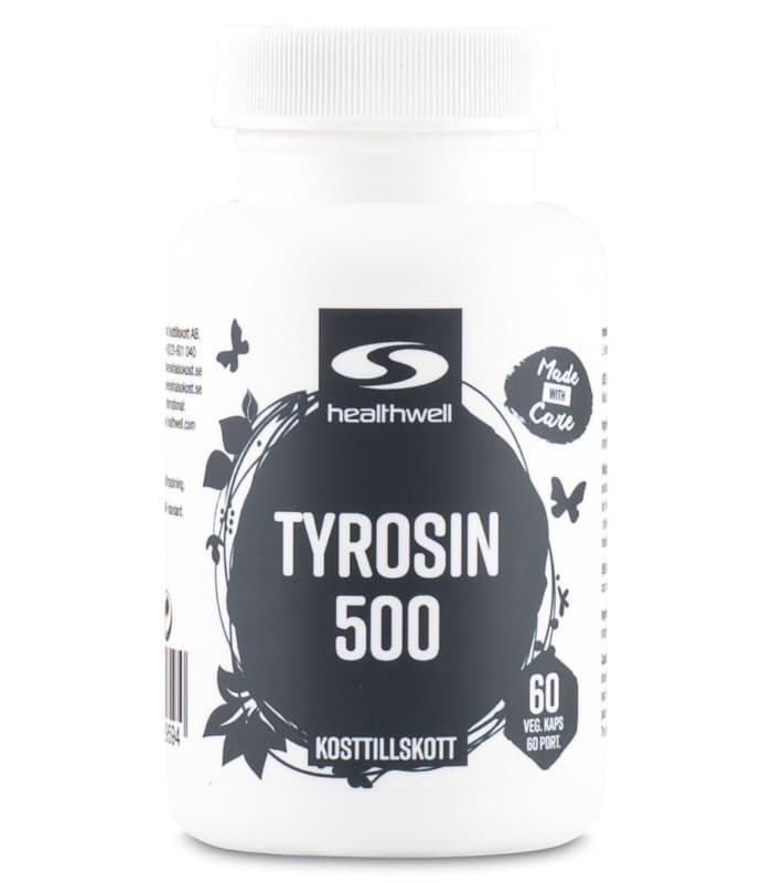 Healthwell Tyrosin 500 från Healthwell – kapslar