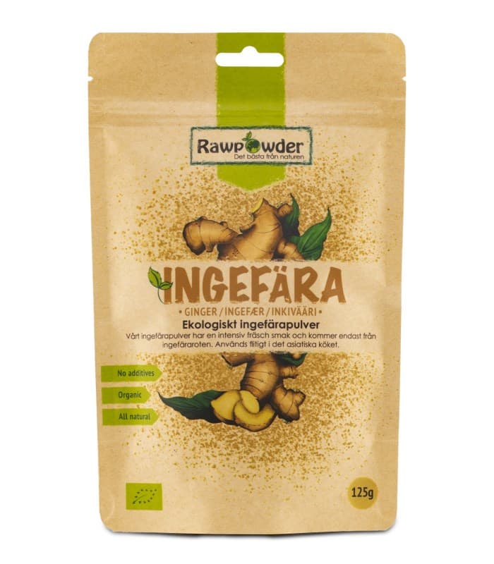 RawPowder Ingefära Pulver från RawPowder – pulver