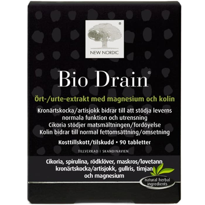 New Nordic Bio Drain 90 tabletter från New Nordic – tabletter