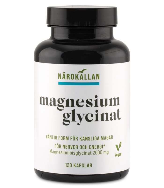 Närokällan Magnesiumglycinat från Närokällan – kapslar