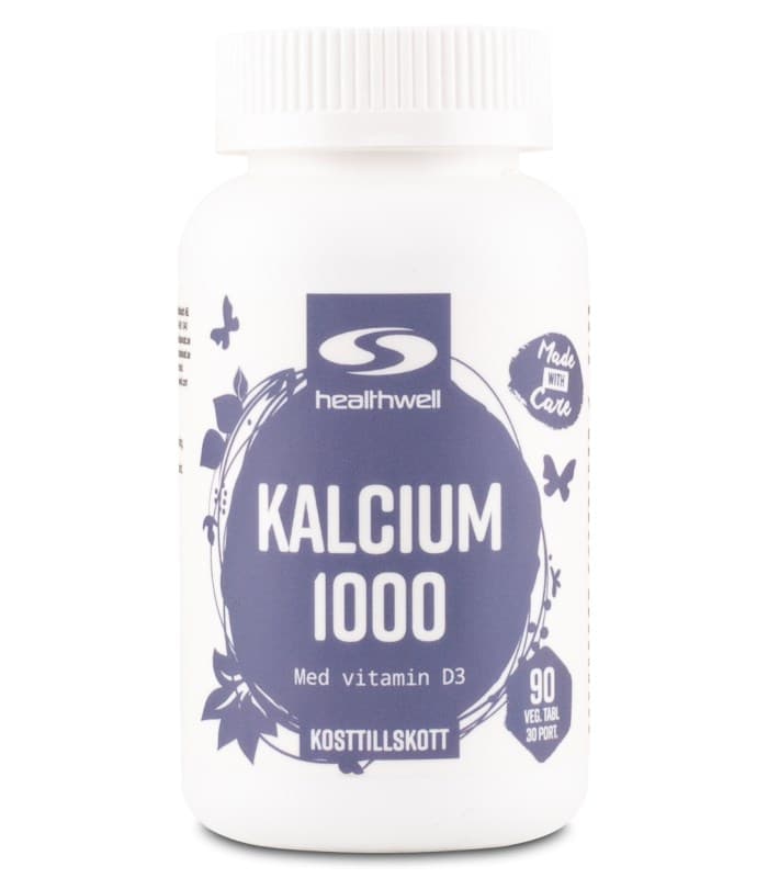 Healthwell Kalcium 1000 från Healthwell – kosttillskott