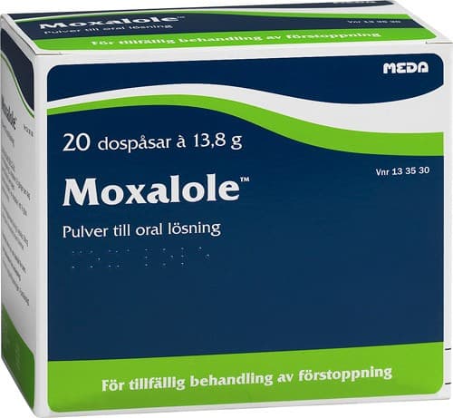 Moxalole, pulver till oral lösning i dospåse 20 st från Meda – pulver