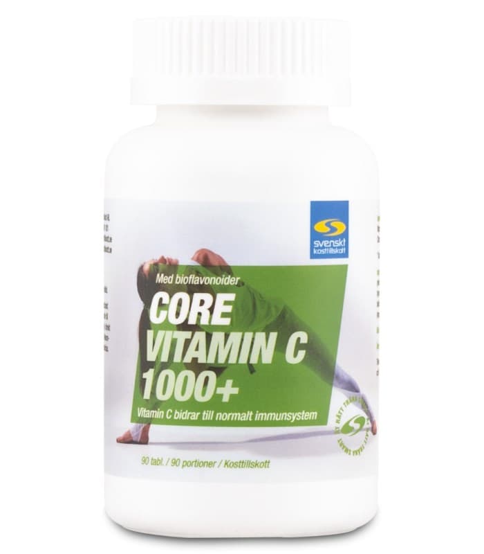 Core Vitamin C 1000+ från Svenskt Kosttillskott – tabletter