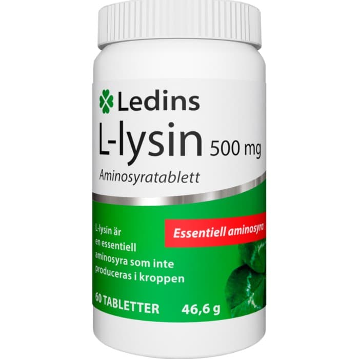 Ledins L-Lysin 500 mg 60 tabletter från Ledins – tabletter