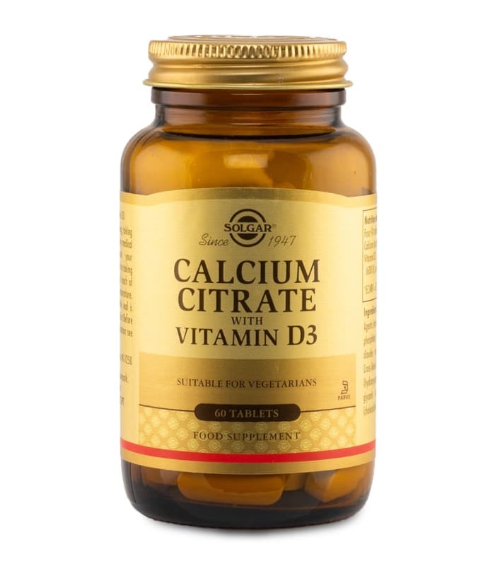 Solgar Kalciumcitrat med Vitamin D3 från Solgar – tabletter