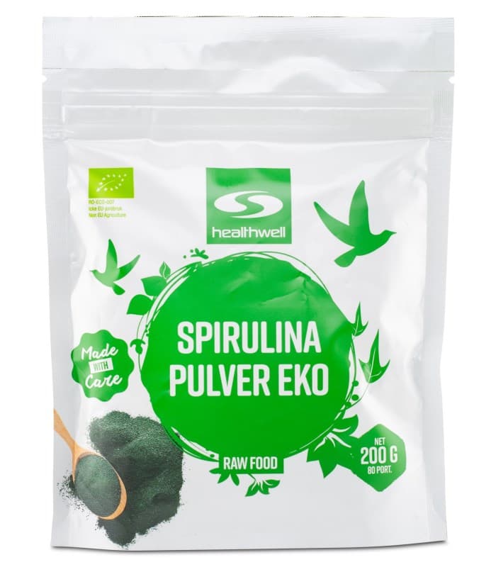 Healthwell Spirulina EKO från Healthwell – pulver