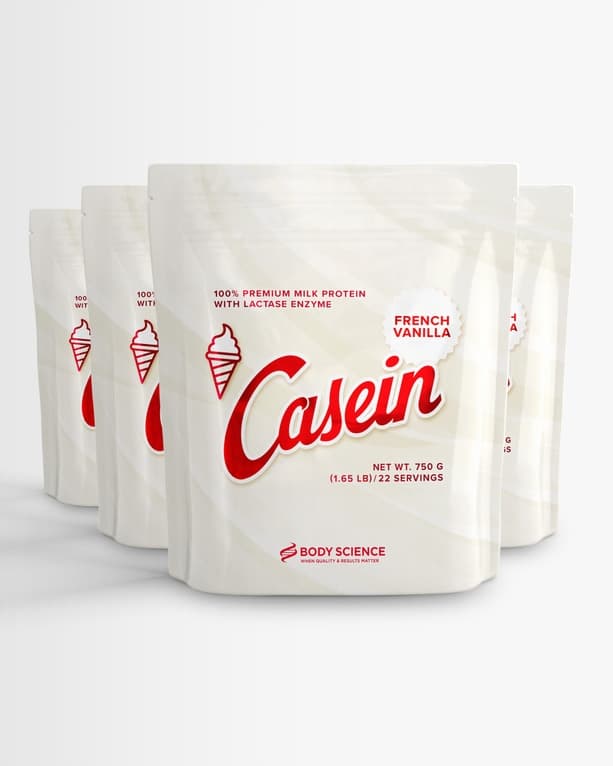 4 st Casein från Body Science – kosttillskott