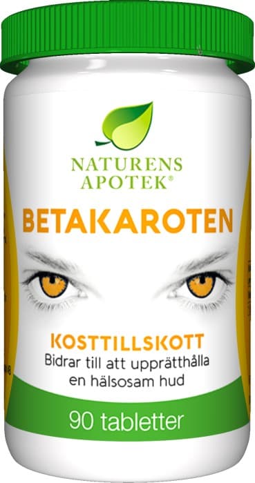 Naturens Apotek Betakaroten 90 tabletter från Naturens Apotek – tabletter