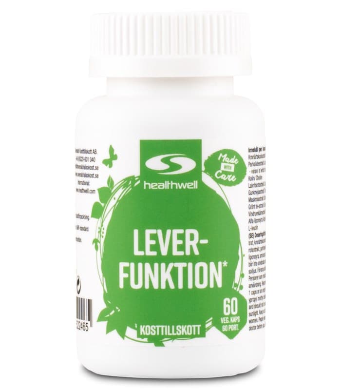 Healthwell Leverfunktion från Healthwell – kapslar