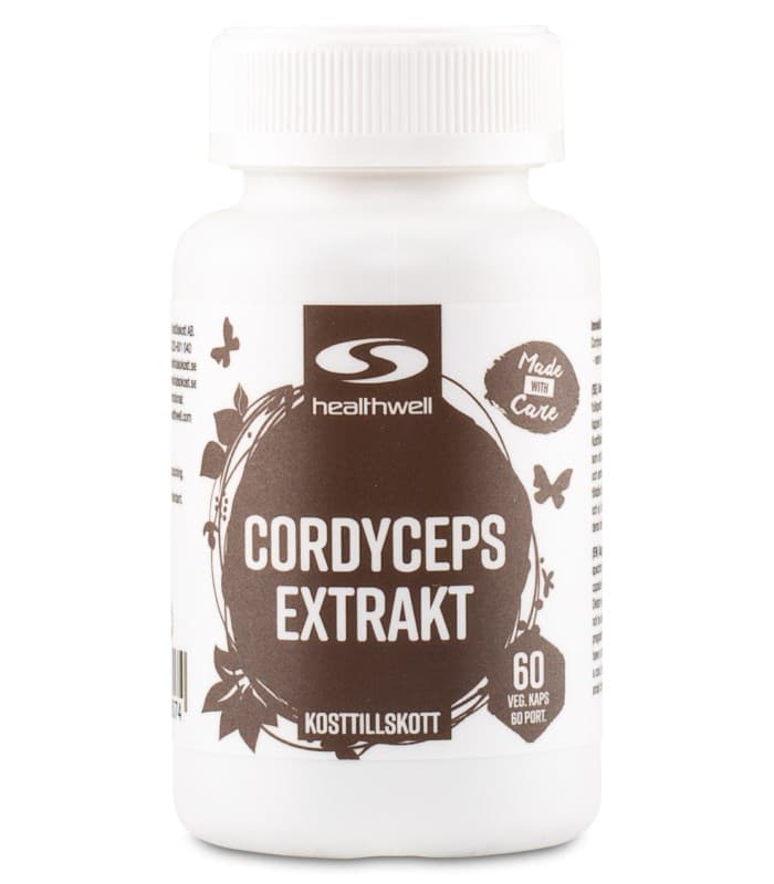 Healthwell Cordyceps Extrakt från Healthwell – kapslar