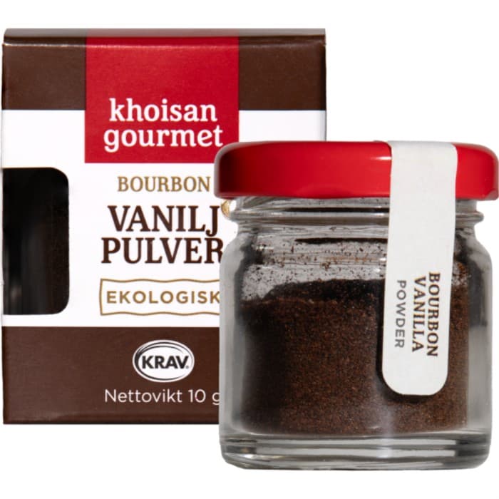 Khoisan Gourmet Ekologiskt Bourbon Vaniljpulver 10 g från Khoisan Gourmet – pulver