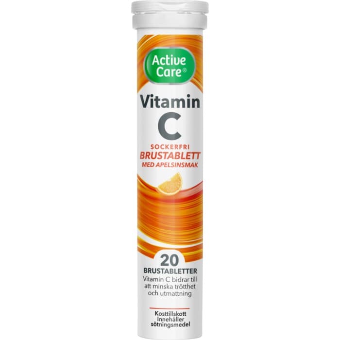 Active Care C-vitamin Apelsin 20 brustabletter från Active Care – tabletter