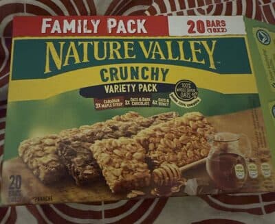 Crunchy canadian maple syrup från Nature valley – bar