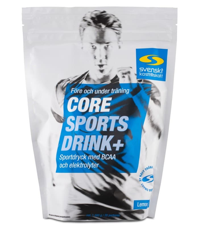 Core Sports Drink+ från Svenskt Kosttillskott – pulver