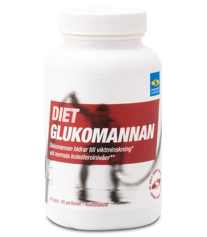 Diet Glukomannan från Svenskt Kosttillskott – kapslar
