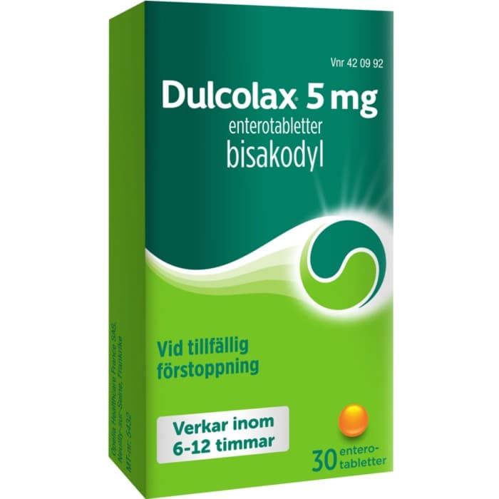 Dulcolax, enterotablett 5 mg 30 st från Dulcolax – tabletter
