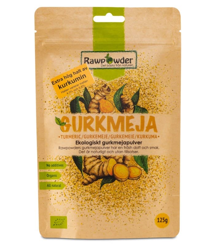 RawPowder Gurkmeja Pulver från RawPowder – pulver