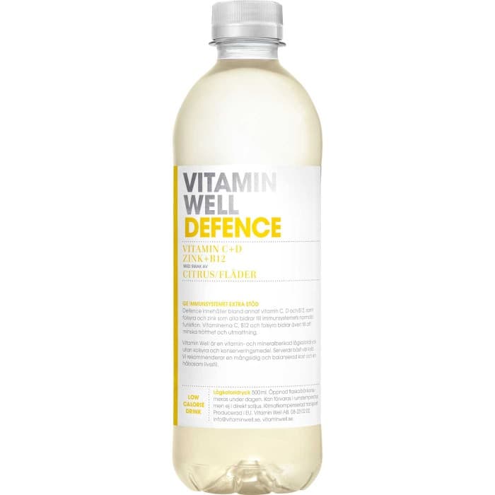 Vitamin Well Defence Citrus/Fläder 500 ml från Vitamin Well – kosttillskott