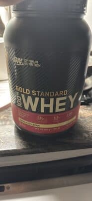 100% Whey Gold Standard Vanilla Ice Cream från Optimum Nutrition – pulver