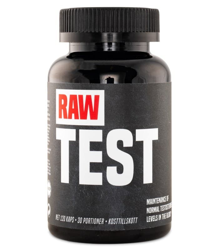 RAW Test från RAW SUPPS – kosttillskott