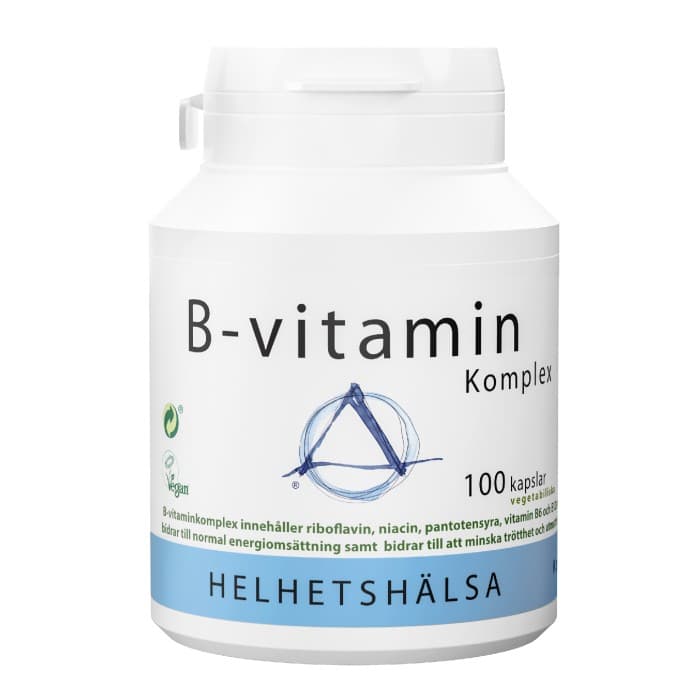 Helhetshälsa B-vitaminkomplex 100 kapslar  från Helhetshälsa – kapslar