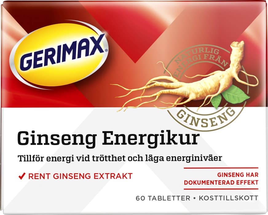Gerimax Ginseng 60 tabletter från Gerimax – tabletter
