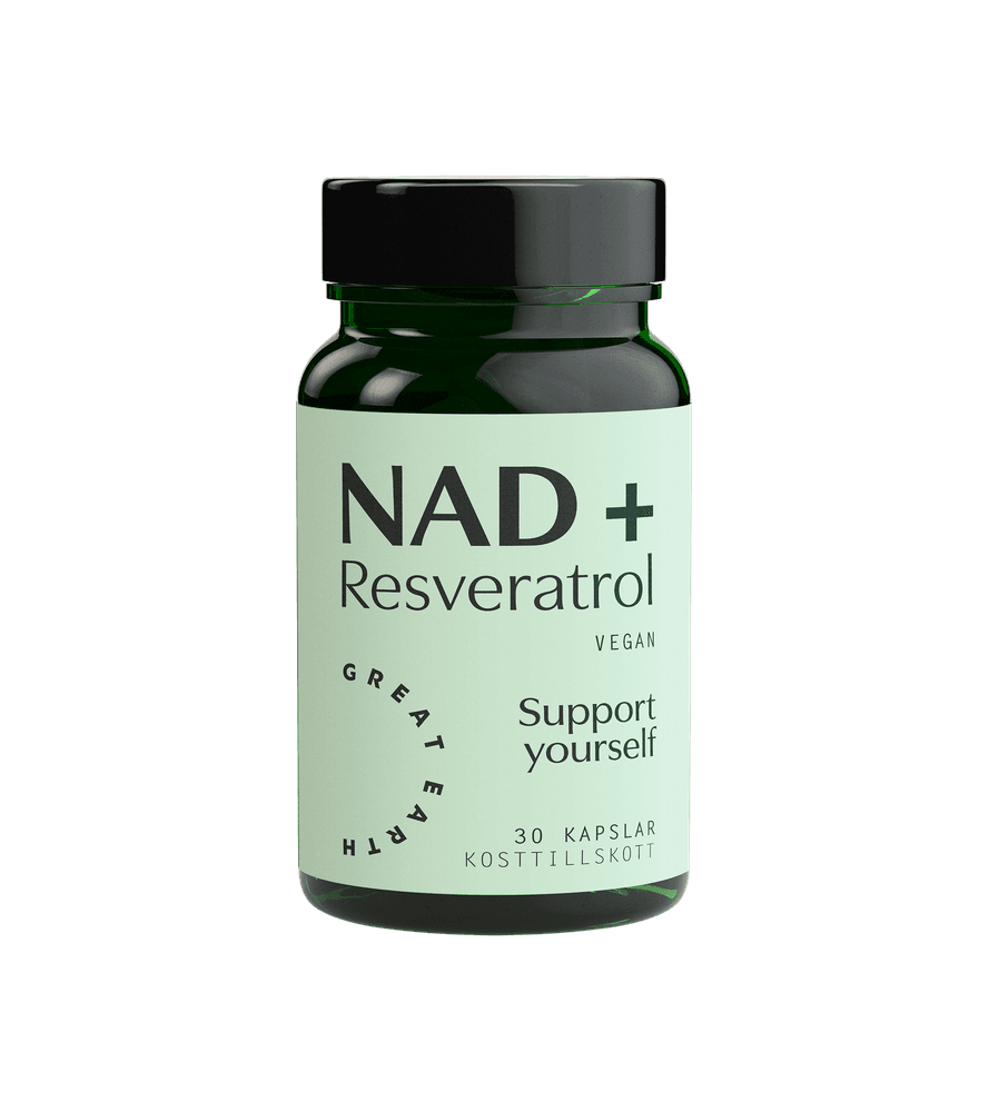 NAD+ Resveratrol från Great Earth – kosttillskott