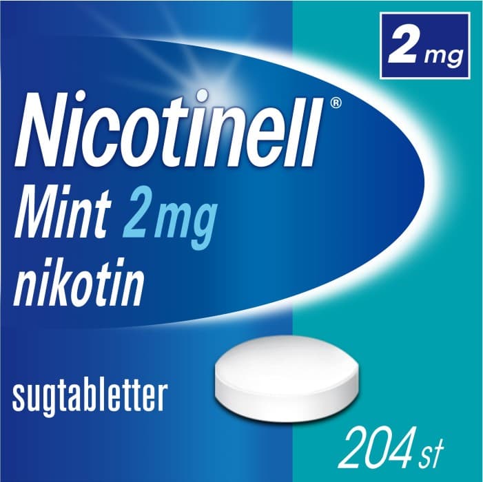 Nicotinell Mint komprimerad sugtablett 2 mg 204 st från Nicotinell – tabletter