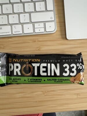 GO ON Nutrition Protein 33% Premium Protein Bar – Salty Caramel Flavor från Sante SP ZOO – bar