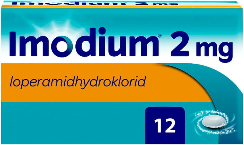 Imodium, munsönderfallande tablett 2 mg 12 st från Imodium – tabletter