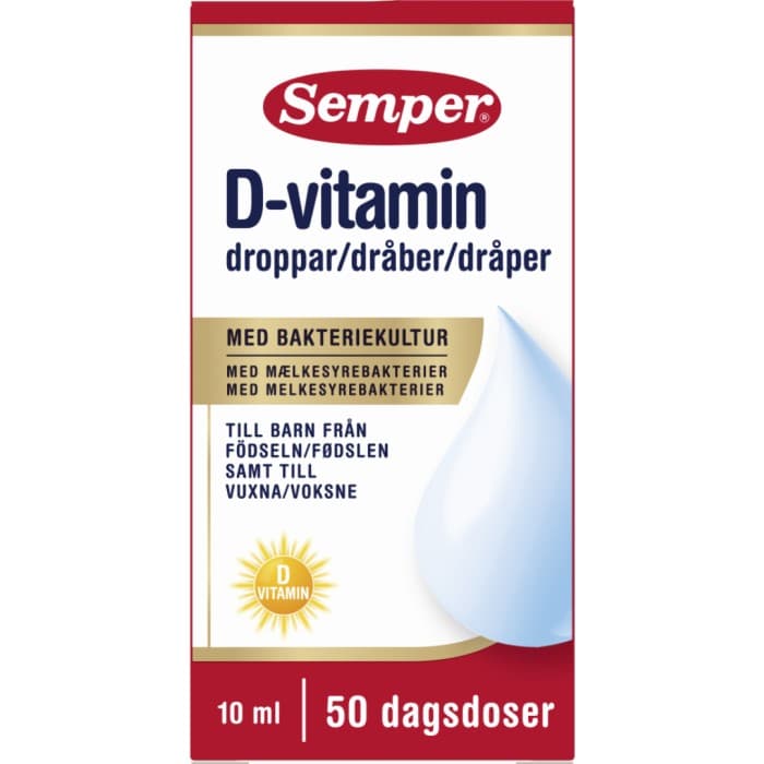 Semper D-vitamindroppar 10 ml från Semper – vätskor