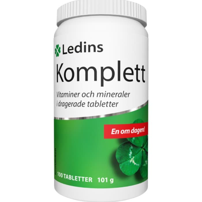 Ledins Komplett multivitamin 100 tabletter från Ledins – tabletter