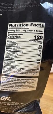 Extreme Milk Chocolate 100% Whey Protein från Optimum Nutrition – pulver