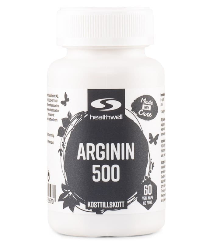 Healthwell Arginin 500 från Healthwell – kapslar